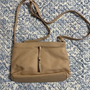 Borse in Pelle Light Pink Made in Italy Leather Purse with Gold Accent